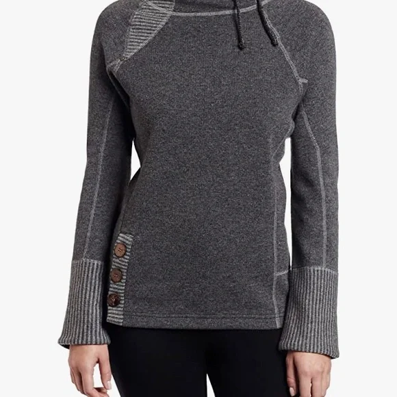 PRANA pewter turtleneck sweater size small - Picture 7 of 7